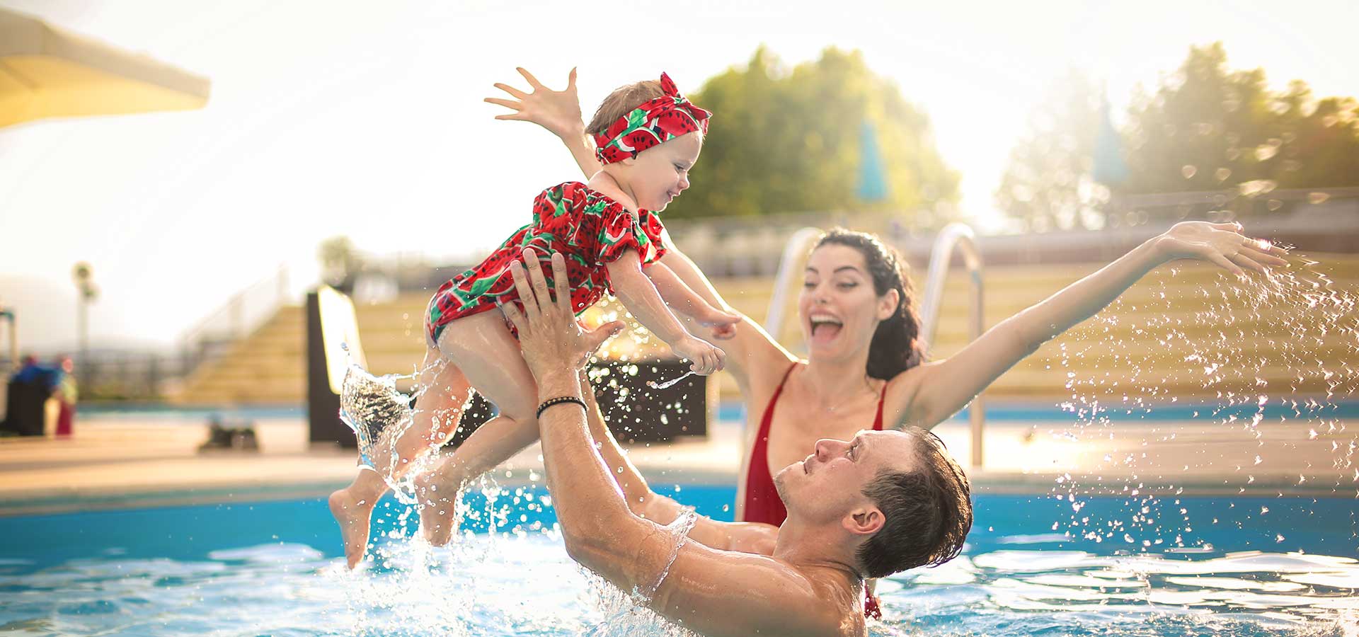 Fun in the pool for all the family